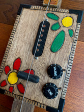 Load image into Gallery viewer, "Hippy Flowers" - Electric 1 String Diddly Bow