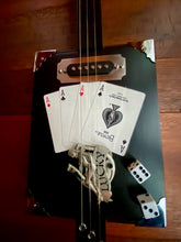 Load image into Gallery viewer, "Lucky Aces" - Electric 3 String Guitar
