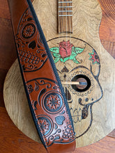 Load image into Gallery viewer, "Sugar Skull" - Acoustic 4 String Guitar