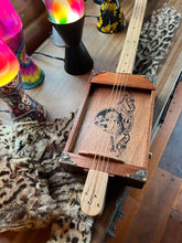 Load image into Gallery viewer, &quot;Inside Out&quot; 3 String Cigar Box Guitar
