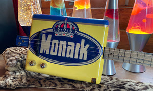 "Monark" 4 String Electric Cigar Box Guitar