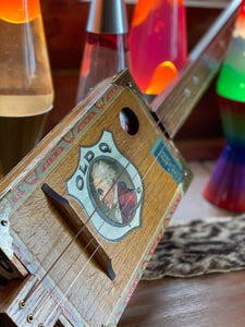 "Old Q" - Acoustic  3 String Cigar Box Guitar